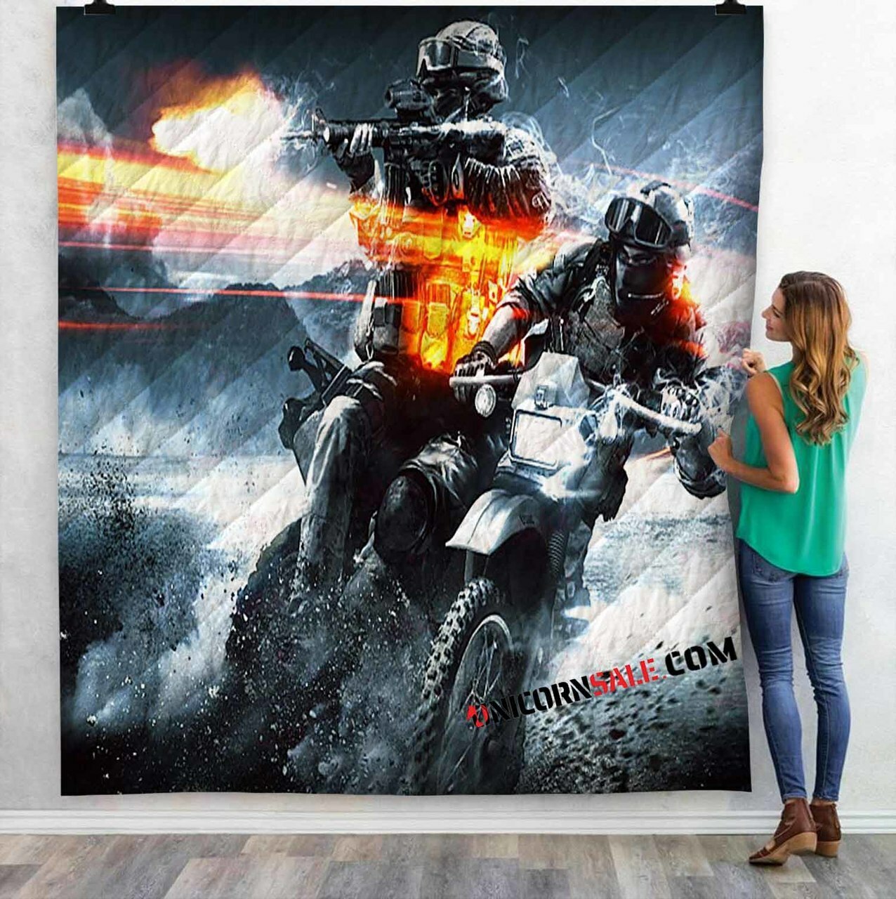 Ps3 Game Battlefield 3 V 3D Customized Personalized Quilt Bedding Set Blanket