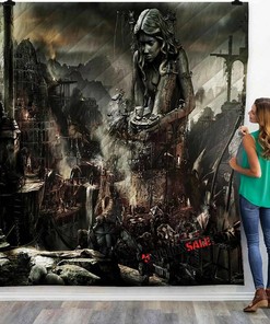 Ps3 Game Fallout 3 V 3D Customized Personalized Quilt Bedding Set Blanket