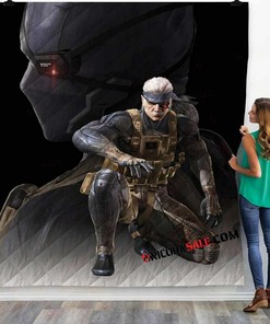 Ps3 Game Metal Gear Solid 4 Guns Of The Patriots 3D Customized Personalized Quilt Bedding Set Blanket