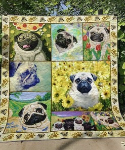 Pug D010776 Quilt Bedding Set Blanket - Personalized Bedroom Decor for Home Decoration and Gifts for Family