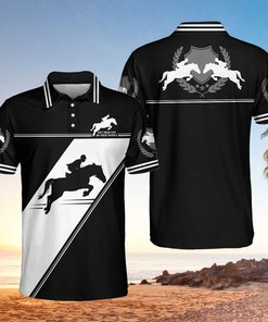 Put Your Fun On Your Saddle Horse Racing Polo Shirt
