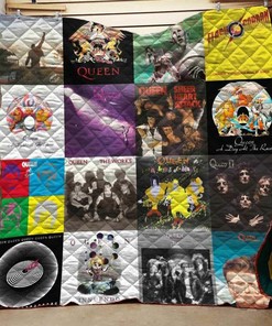 Queen Collage Quilt Bedding Set Blanket - Great for Home Decoration and Family Gifts