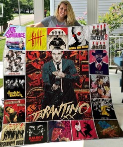Quentin Tarantino Personalized Quilt Bedding Set, Great for Bedroom Decoration and Family Gifts