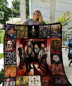 Quilt Bedding Set Blanket with Slayer Album Covers Poster, Perfect for Home Decoration and Gifts