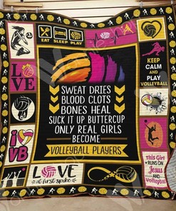 Quilt Bedding Set Blanket with Volleyball Design - Suitable for Home Decoration