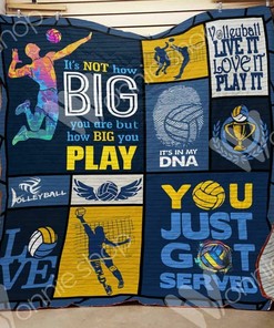 Quilt Bedding Set Blanket with Volleyball Pattern - Suitable for Home Decoration