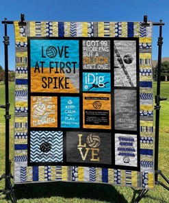 Quilt Bedding Set with Volleyball Theme, Perfect for Bedroom Decor and Family Gifts