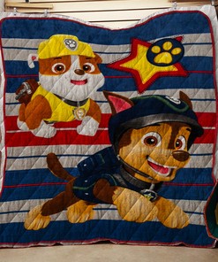Quilt Blanket Bedding Set with Paw Patrol Pattern - Perfect for Bedroom Decor
