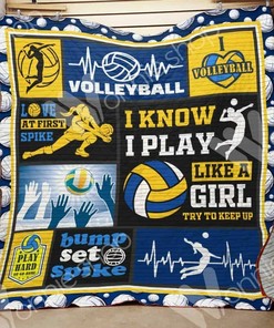 Quilt Blanket Bedding Set with Volleyball Pattern - Perfect for Home Decoration