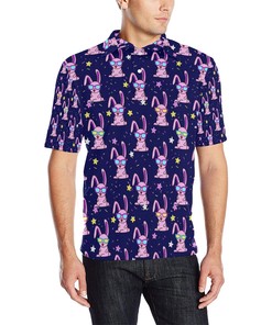 Rabbit Baby Pattern Print Design Rb015 Men Polo Shirt