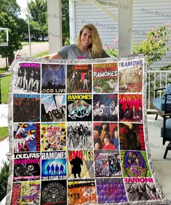 Ramones Albums Cover Poster Personalized Quilt Bedding Set Blanket for Home Decoration and Family Gifts