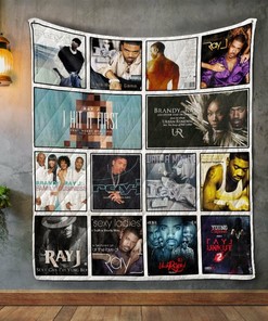 Ray J Album Covers Quilt Bedding Set Personalized for Home Decoration and Gifts