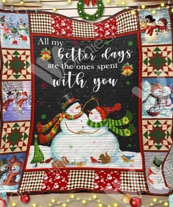 Reindeer Christmas Personalized Quilt Bedding Set, Perfect for Bedroom Decor and Family Gifts