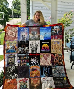 Rick Parfitt Albums Cover Poster Quilt Bedding Set Blanket Bedroom Decor, Gifts for Family