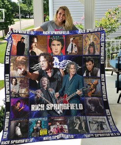Rick Springfield Quilt Bedding Set Blanket For Birthday Christmas Rick Springfield