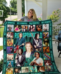Rick Springfield Quilt Bedding Set Blanket Gifts For Fans Birthday Christmas Music Gifts