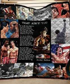 Rocky Balboa Personalized Quilt Blanket - Great for Bedroom Decoration and Family Gifts