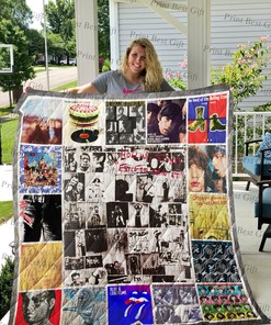 Rolling Stone Albums Cover Poster Quilt Bedding Set Blanket for Gifts and Home Decoration