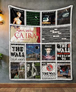 Rolling Stone Albums Quilt Bedding Set Blanket for Bedroom Decor and Family Gifts