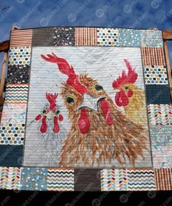 Rooster Personalized Quilt Bedding Set Blanket for Home Decoration