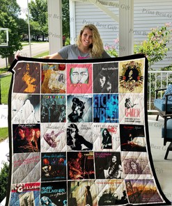 Rory Gallagher Albums Cover Poster Quilt Bedding Set with Personalized Name, Perfect for Bedroom Decor and Family Gifts