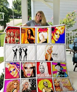 Rupaul Personalized Blanket Quilt Bedding Set for Bedroom Decor and Family Gifts