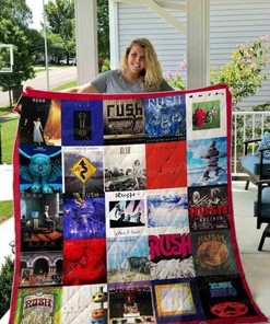 Rush Band All Season Plus Size Quilt Bedding Set Blanket Bedroom Decor, Gifts for Family