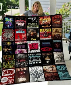 Rush Quilt Bedding Set Blanket - Ideal for Classic Rock Fans and Family Gifts