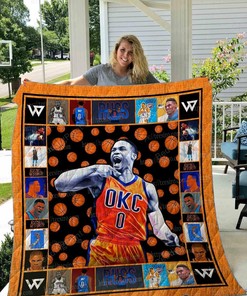 Russell Westbrook Customizable Plus Size Quilt Bedding Set, Great for Sports Fans and Family Gifts