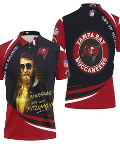 Ryan Fitzpatrick Tampa Bay Buccaneers 3D Polo Shirt