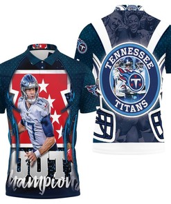 Ryan Tannehill 17 Tennessee Titans Afc South Division Champions Super Bowl 2021 3D Polo Shirt