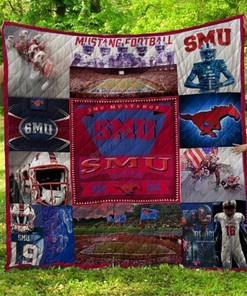 SMU Mustangs Personalized Quilt Bedding Set, Perfect for Bedroom Decor and Family Gifts