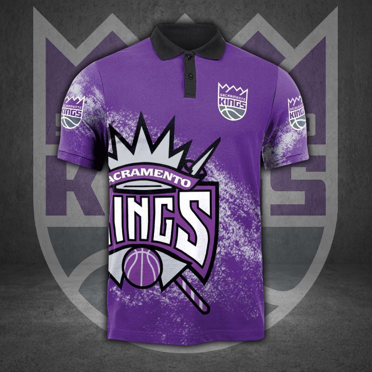 Sacramento Kings 3D Polo Shirt