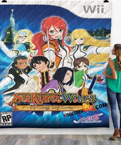 Sakura Wars So Long, My Love 3D Customized Personalized Quilt Bedding Set Blanket