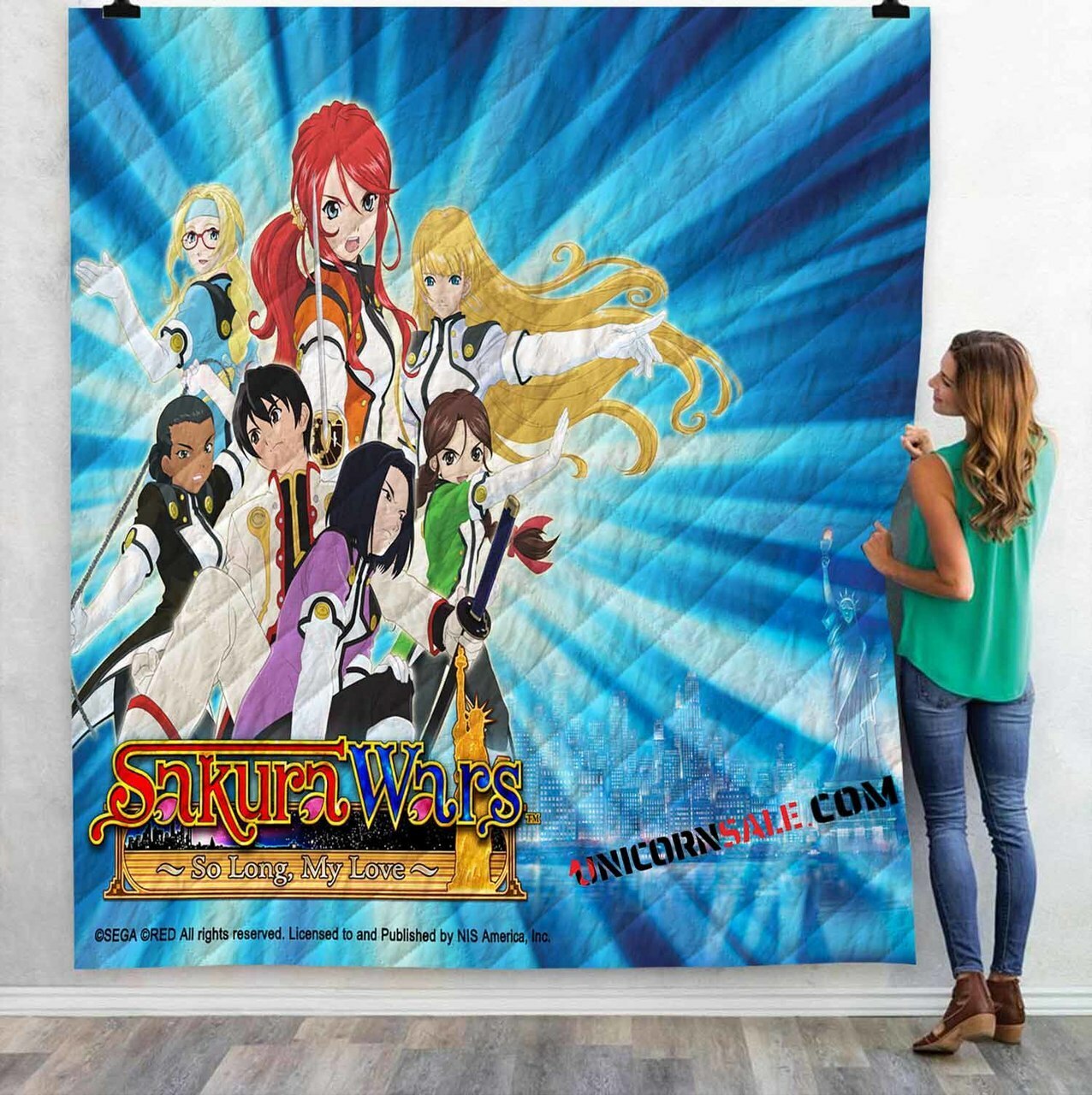 Sakura Wars So Long, My Love V 3D Customized Personalized Quilt Bedding Set Blanket