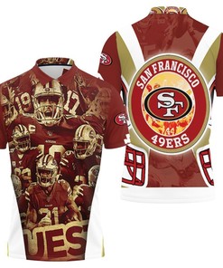 San Francisco 49Ers 2021 Nfc West Division Super Bowl 3D Polo Shirt