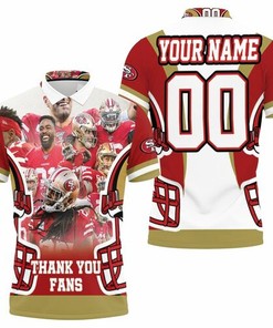 San Francisco 49Ers 2021 Thank You Fans Personalized Polo Shirt
