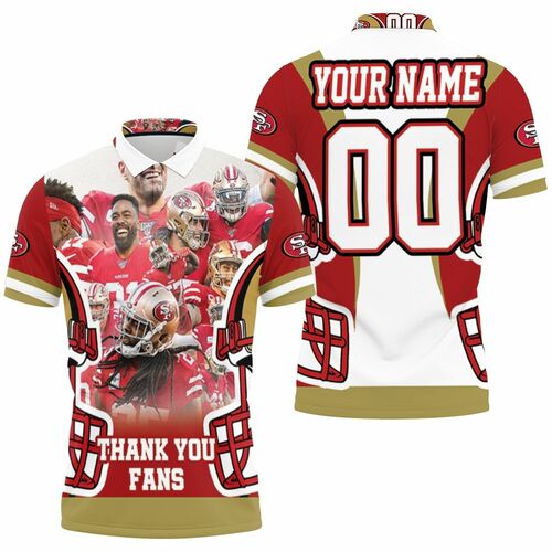 San Francisco 49Ers 2021 Thank You Fans Personalized Polo Shirt