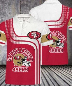 San Francisco 49Ers Casual Polo Shirt Gift for NFL Fans