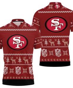 San Francisco 49Ers Christmas 3D Polo Shirt Gift for NFL Fans