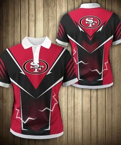 San Francisco 49Ers Flame Polo Shirt Gift for NFL Fans