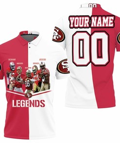 San Francisco 49Ers Legends 3D Personalized Polo Shirt