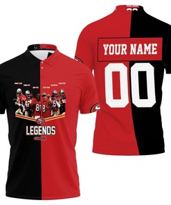 San Francisco 49Ers Legends Signed 3D Personalized 1 Polo Shirt