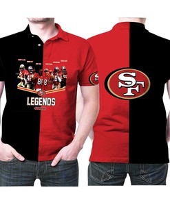 San Francisco 49Ers Legends Together Signed 3D Printed Gift For San Francisco 49Ers Fan Polo Shirt