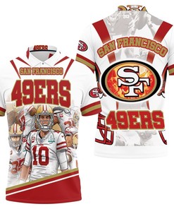 San Francisco 49Ers Nfc West Division 2021 Super Bowl 3D Polo Shirt