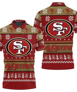 San Francisco 49Ers Nfl Ugly Christmas 3D Polo Shirt