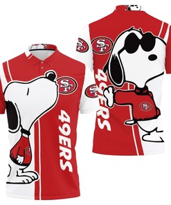 San Francisco 49Ers Snoopy Lover 3D Printed Polo Shirt