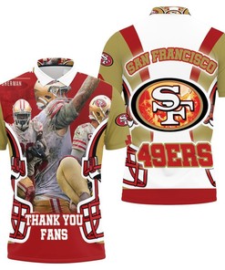 San Francisco 49Ers Thank You Fans 3D Polo Shirt