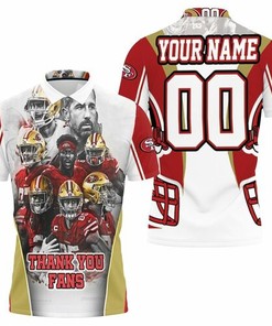 San Francisco 49Ers Thank You Fans Nfc West Division Super Bowl 2021 Personalized Polo Shirt