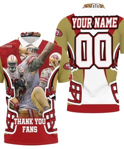 San Francisco 49Ers Thank You Fans Personalized Polo Shirt Fan Gift